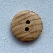 Bouton 2 trous (Bois - Buis naturel - 11 mm)