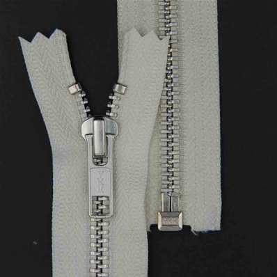 Zip 5 aluminium séparable (Standard - 35 cm - Ecru)