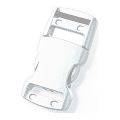 Boucle attache rapide (50 mm - Blanc - Plastique)