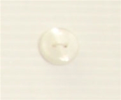 Bouton 2 trous (Plastique - Nacré - 12 mm)