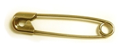 Epingle sureté (19 mm - Laiton - Doré)