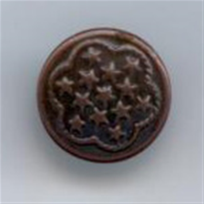 Bouton jean (14 mm - Bronze - Acier)