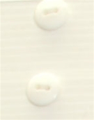 Bouton 2 trous (Prêt à teindre - Blanc mat - 12 mm)