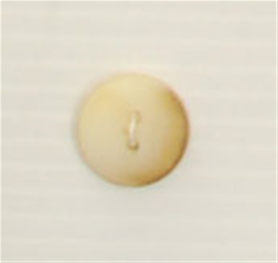 Bouton 2 trous (Plastique - Chiné beige clair - 14 mm)