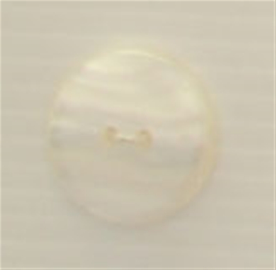 Bouton 2 trous (Plastique - Nacré - 22 mm)