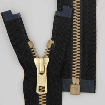 Zip 6 Metaluxe © doré séparable (Standard - 60 cm - Noir)