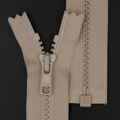 Zip 6 injecté séparable (Standard - 65 cm - Beige)