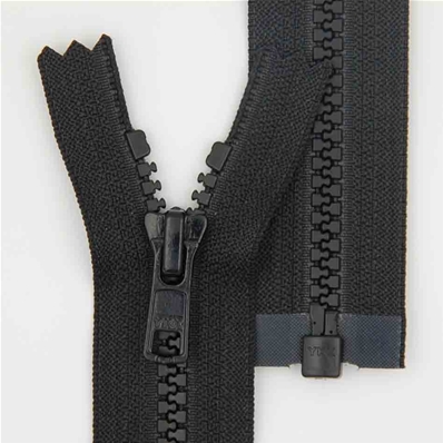 Zip 6 injecté séparable (Standard - 50 cm - Noir)